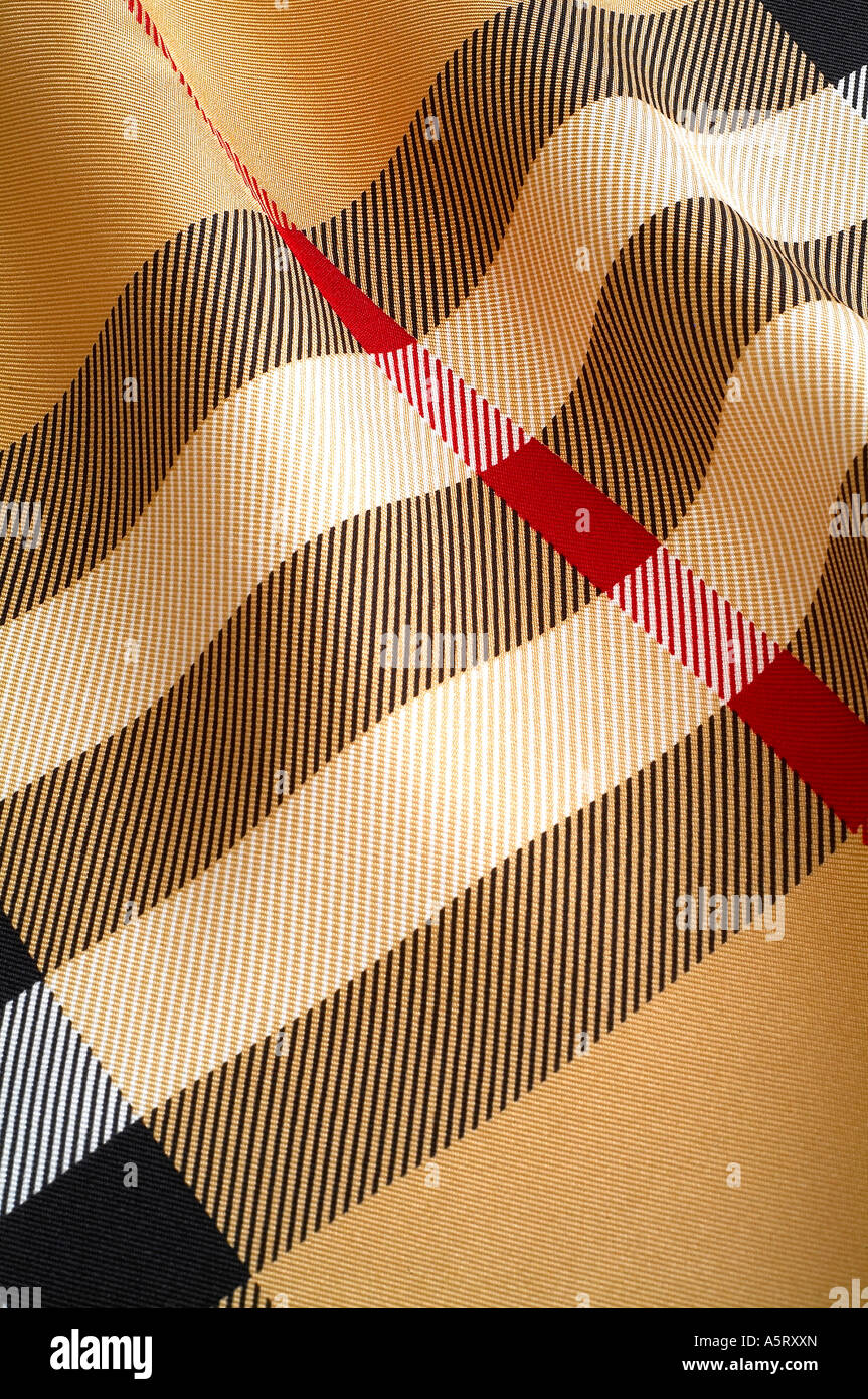 Sciarpa Burberry Foto Stock