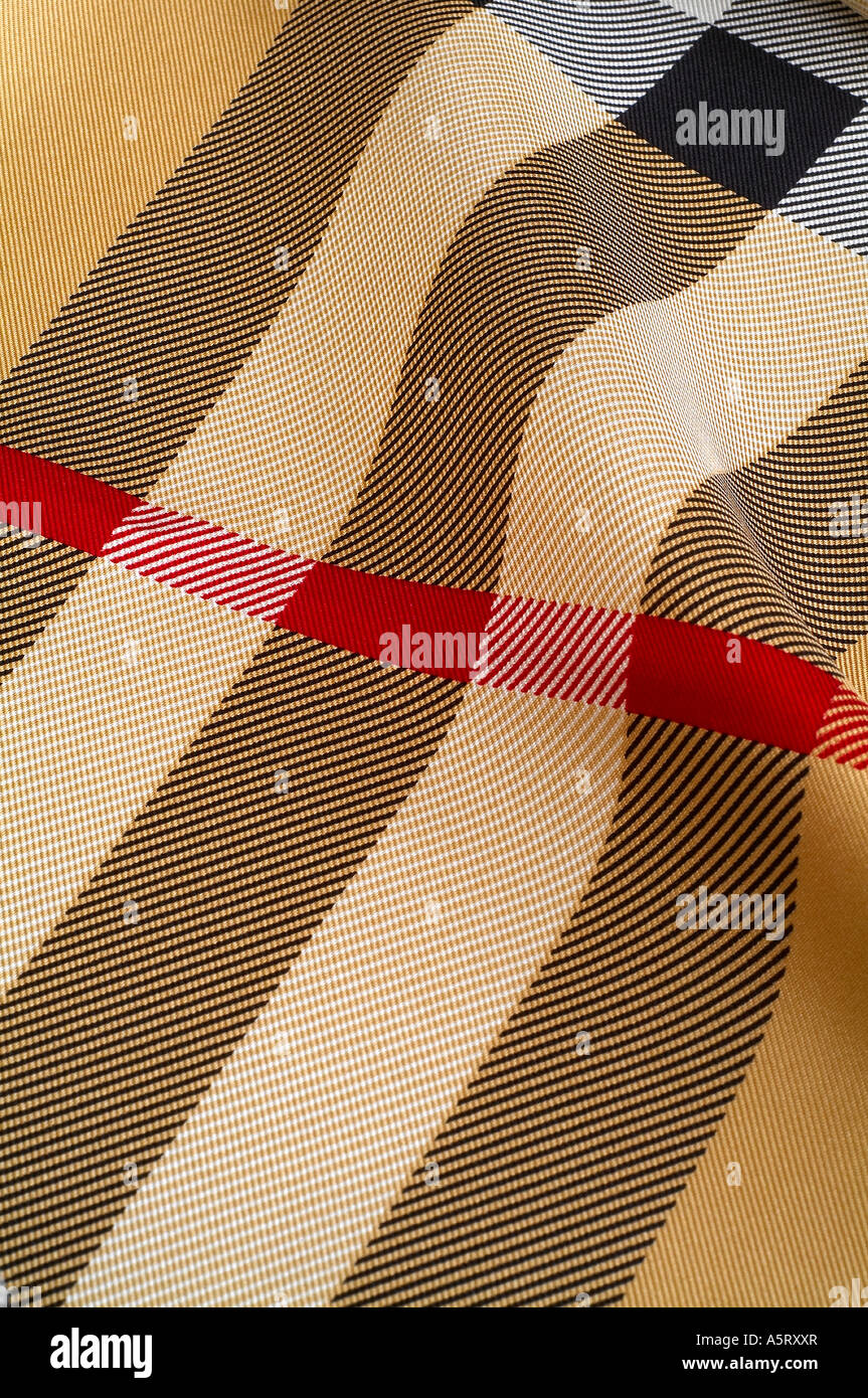 Sciarpa Burberry Foto Stock