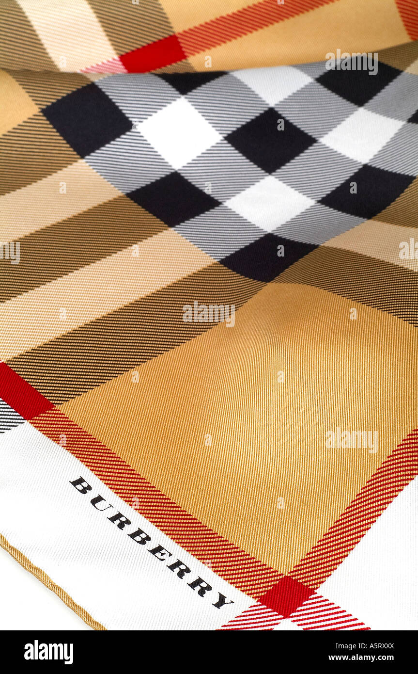 Sciarpa Burberry Foto Stock
