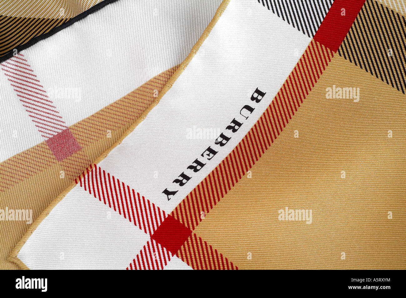 Sciarpa Burberry Foto Stock