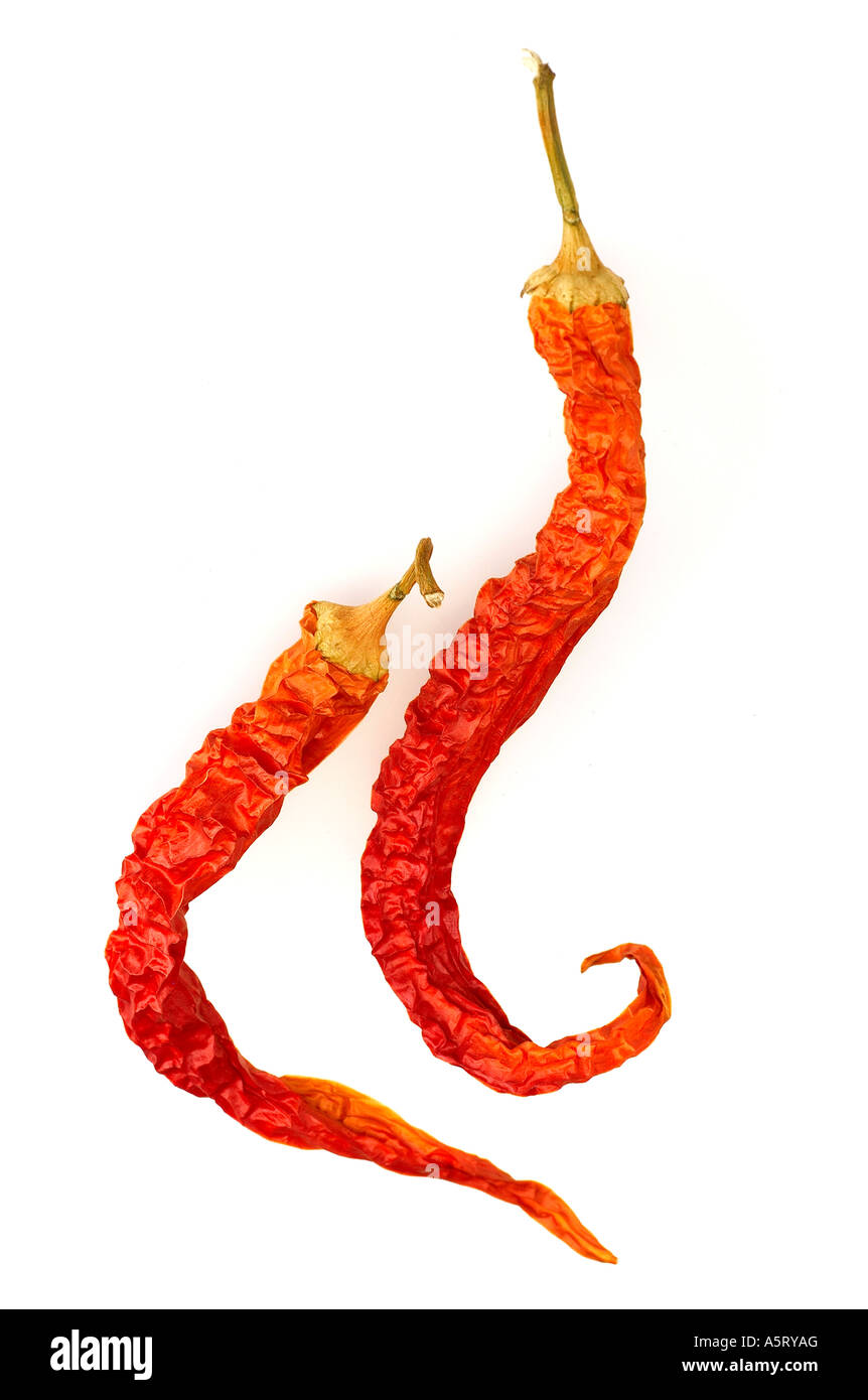 Red Hot Chili Peppers su sfondo bianco Foto Stock