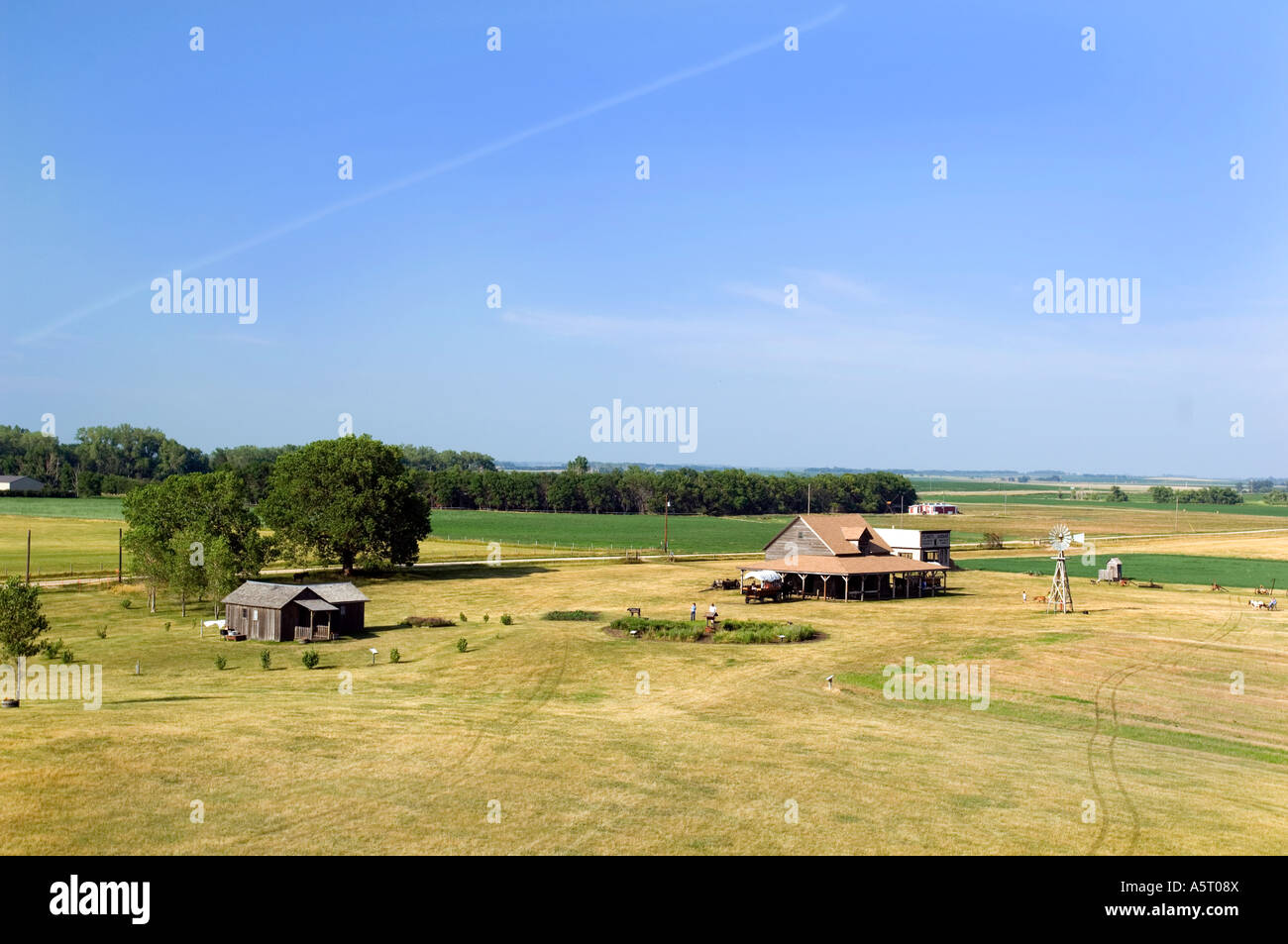 Il Ingalls Homestead vicino a De Smet SD dove Laura Ingalls e la sua famiglia ha vissuto nel 1880 Foto Stock