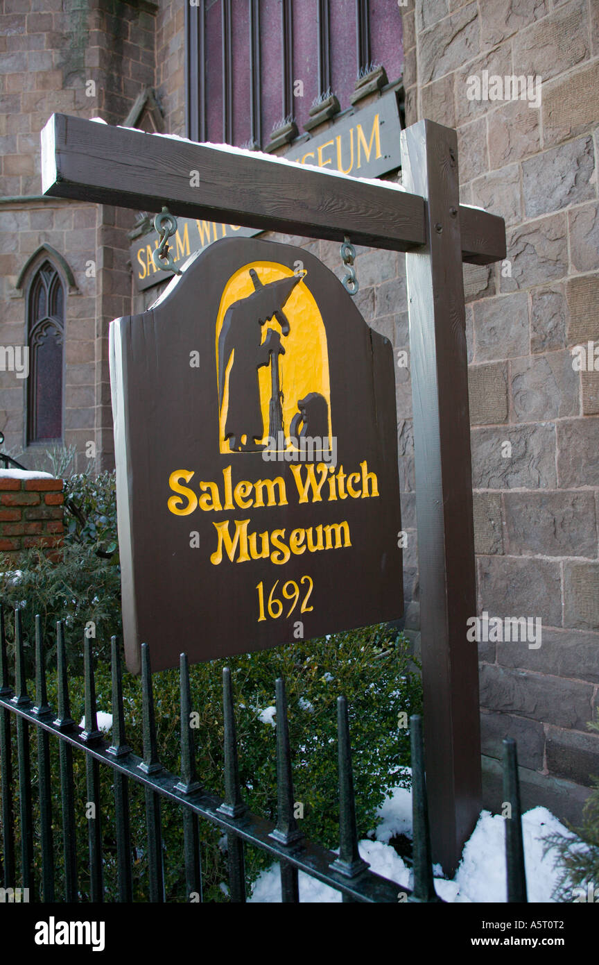 Salem Witch Museum Salem Massachusetts Foto Stock