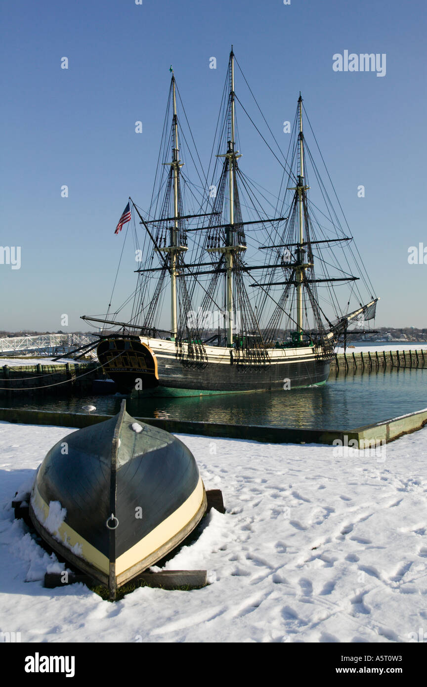 USS Salem Veliero a Salem Maritime National Historic Site Salem Massachusetts Foto Stock