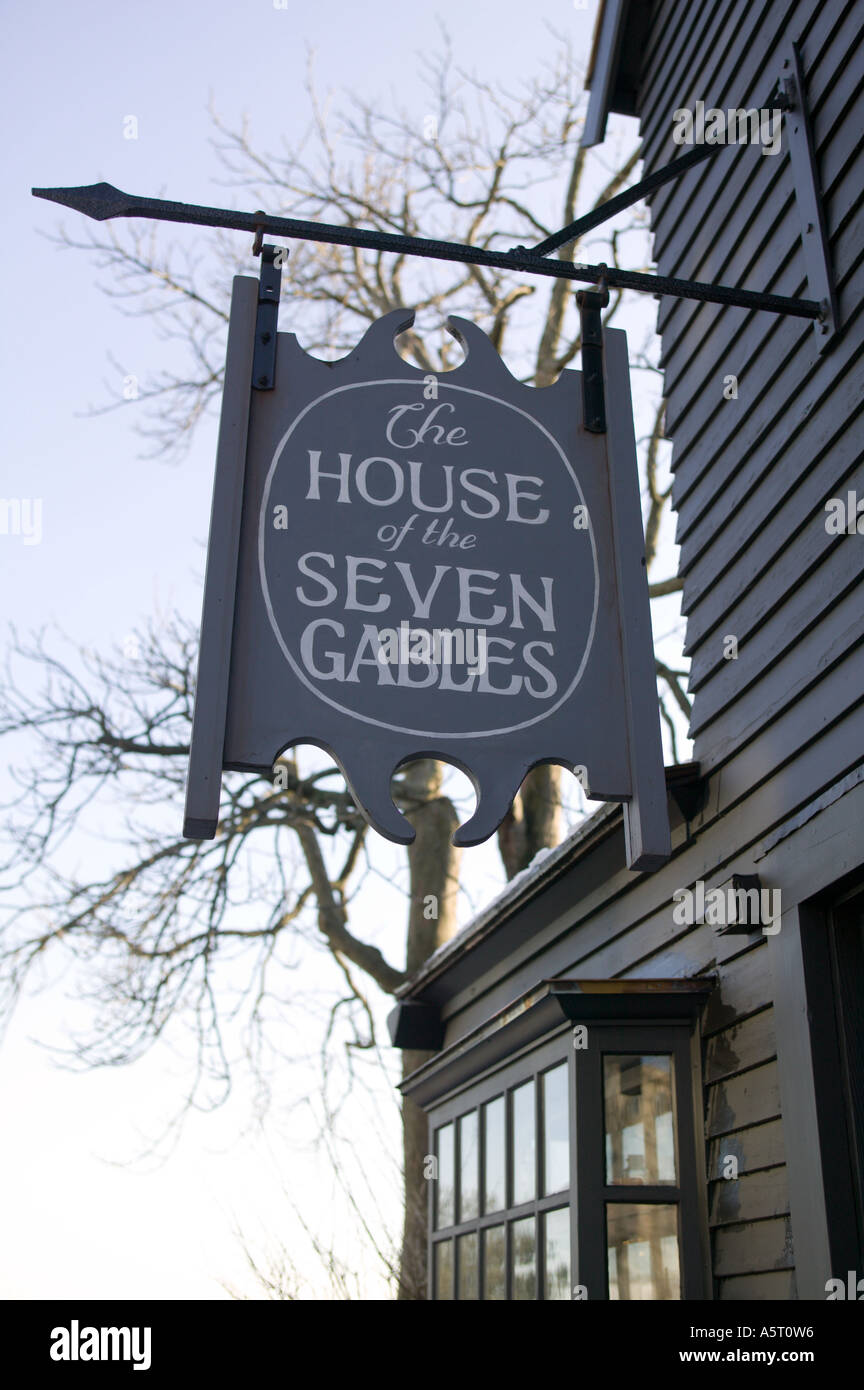 Casa di sette Gables Salem Massachusetts Foto Stock