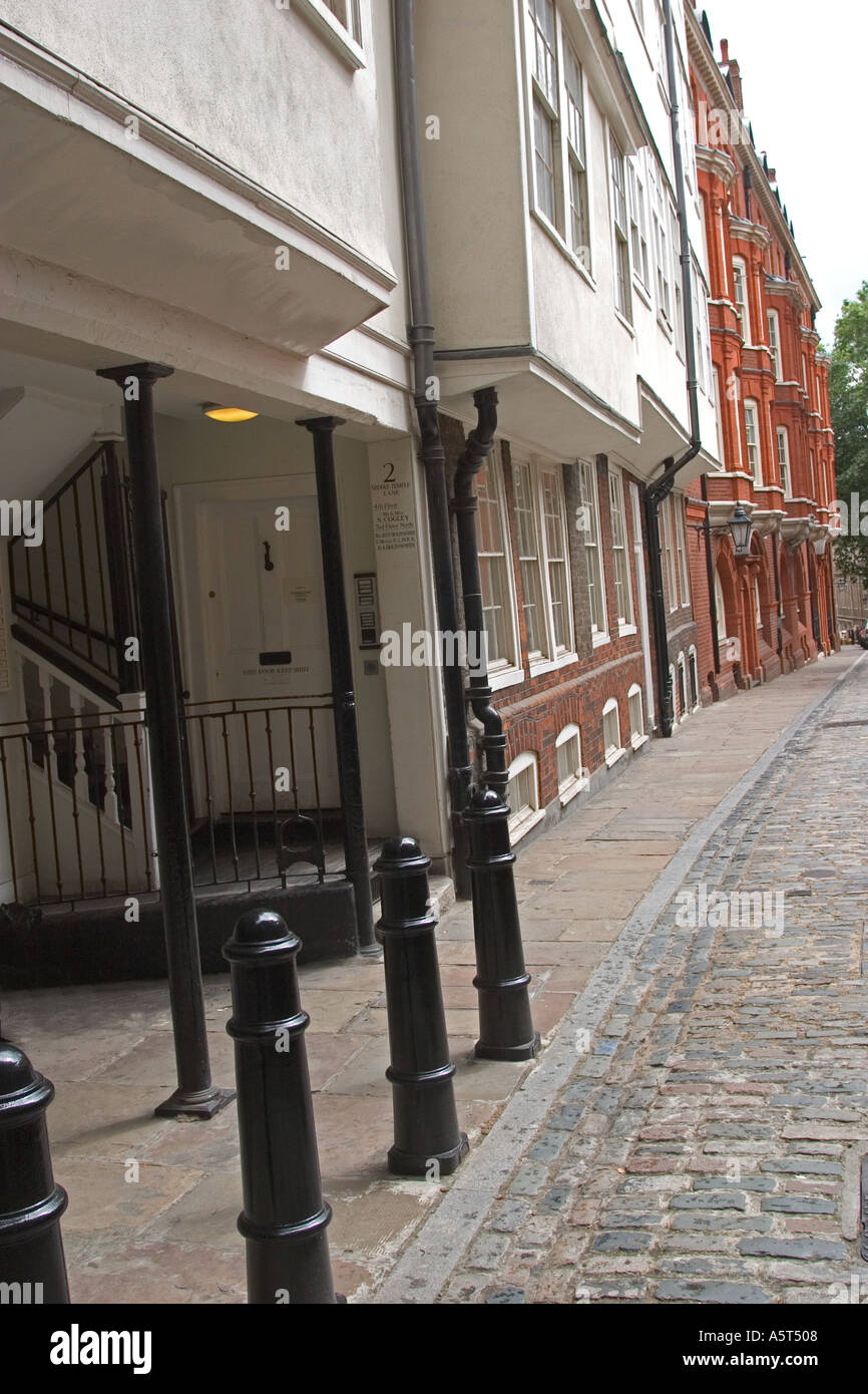 Middle Temple Lane Fleet Street London REGNO UNITO Foto Stock