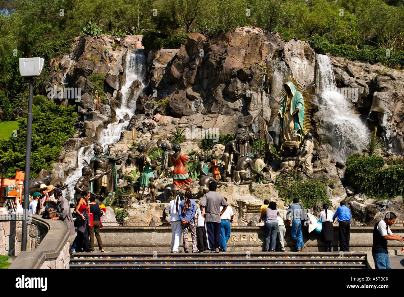 Tepeyac Hill, Basilica de Guadalupe, Città del Messico, Messico Foto Stock