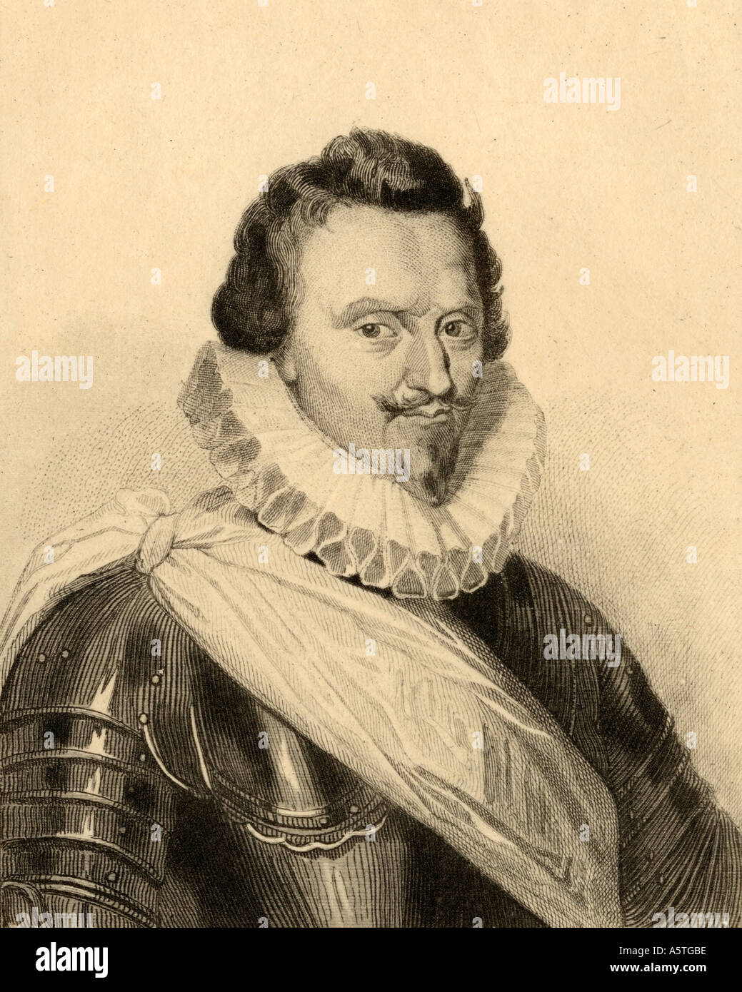 Concino Concini, primo marchese d'Ancre Conte delle Penna, 1575 -1617. Uomo politico italiano, ministro di Luigi XIII di Francia. Foto Stock