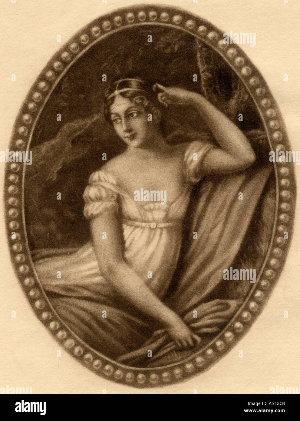 Imperatrice Josephine, 1763 -1814. Nome originale Joséphe Marie Rose Tascher De La Pagerie anche Joséphine Bonaparte. Imperatrice del francese. Foto Stock