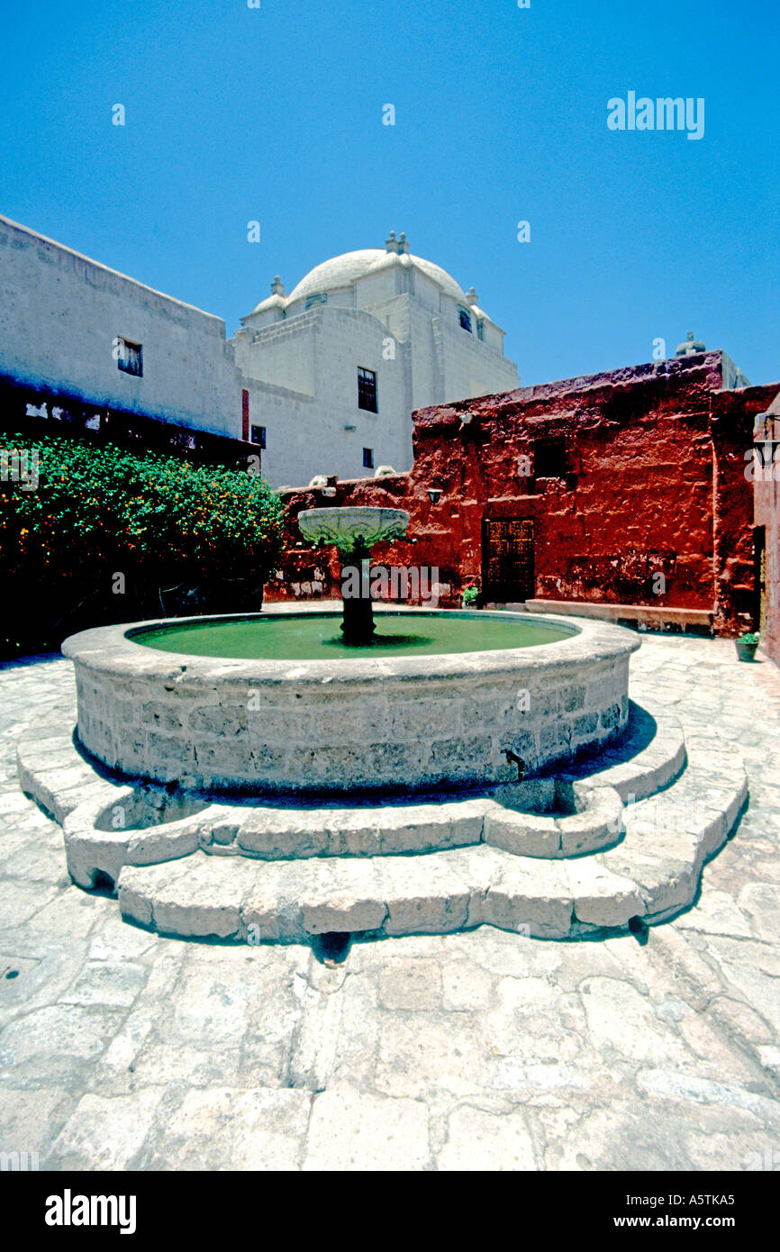 Il convento della Santa Catalina in Arequipa in Perù Foto Stock