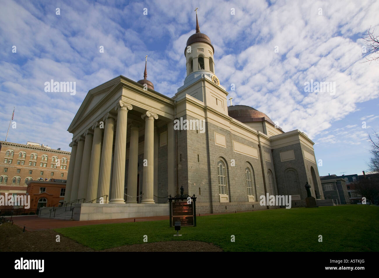 Basilica di Baltimora Benjamin Latrobe capolavoro prima Cattedrale cattolica negli STATI UNITI D'AMERICA Foto Stock