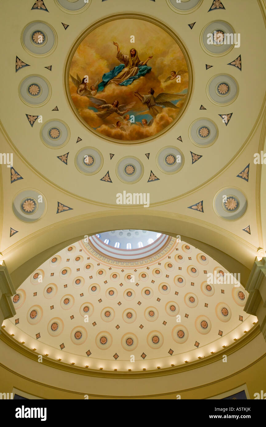 Basilica di Baltimora Benjamin Latrobe capolavoro occhio interiore prima Cattedrale cattolica negli Stati Uniti Maryland Foto Stock