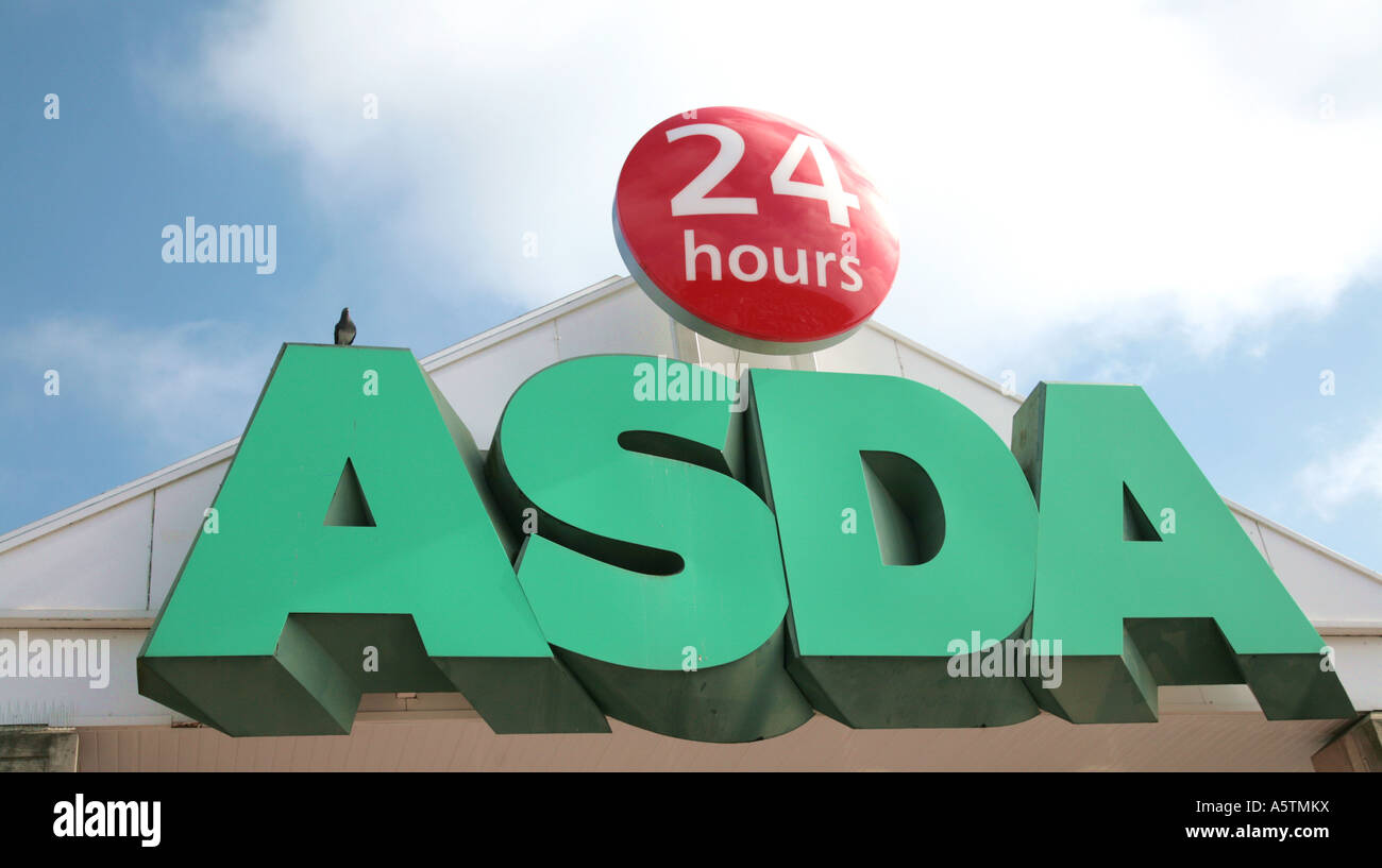 Supermercato asda Foto Stock