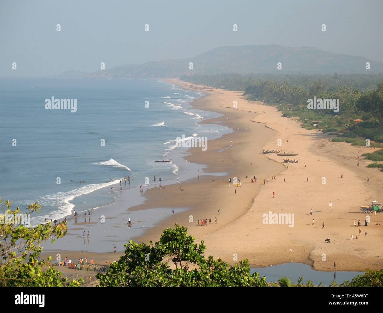 Gokarna beach in India del sud Foto Stock
