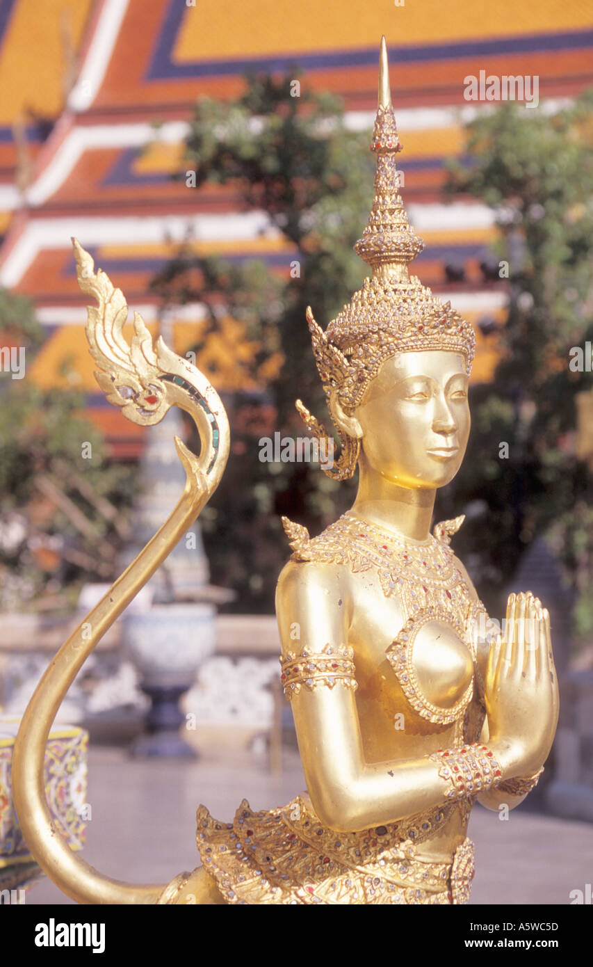 Tailandia Bangkok Royal Palace mitica creatura Foto Stock