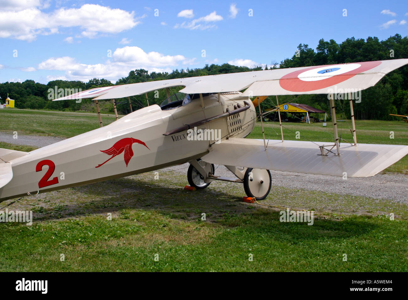 SPAD VII biplano Foto Stock