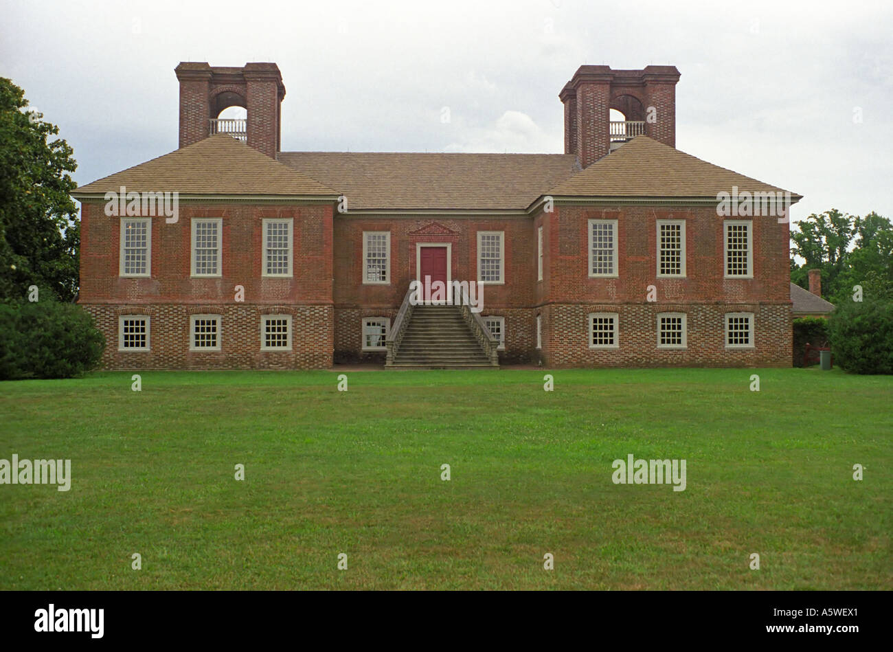 Stratford Hall plantation, Virginia, Stati Uniti d'America Foto Stock