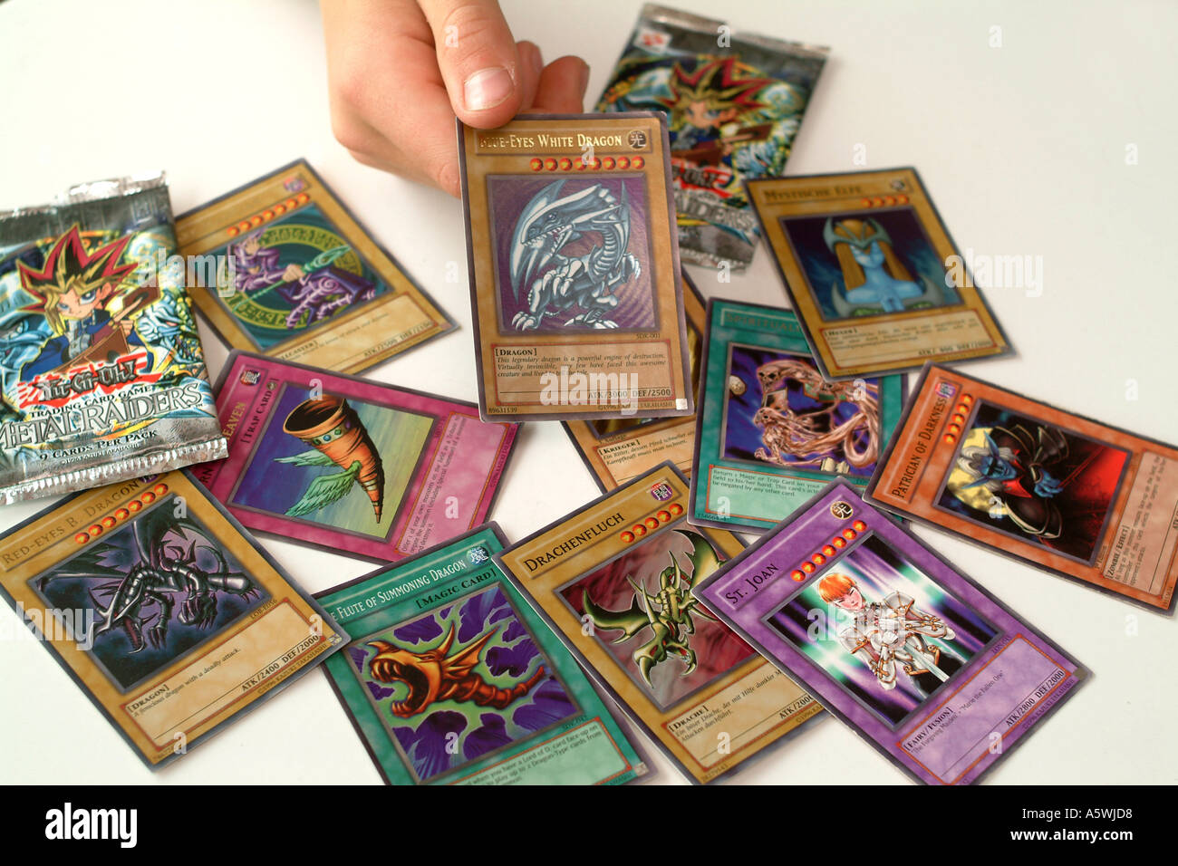 Carte di YU GI OH Foto Stock