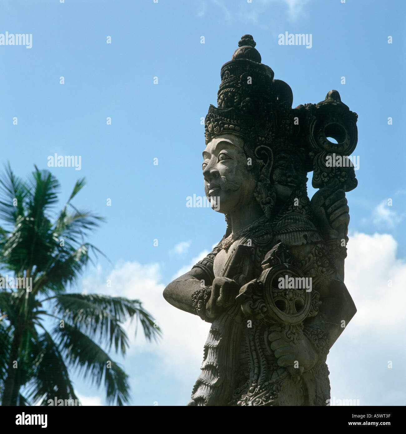 Il tradizionale design Balinese statua, Bali, Indonesia Foto Stock