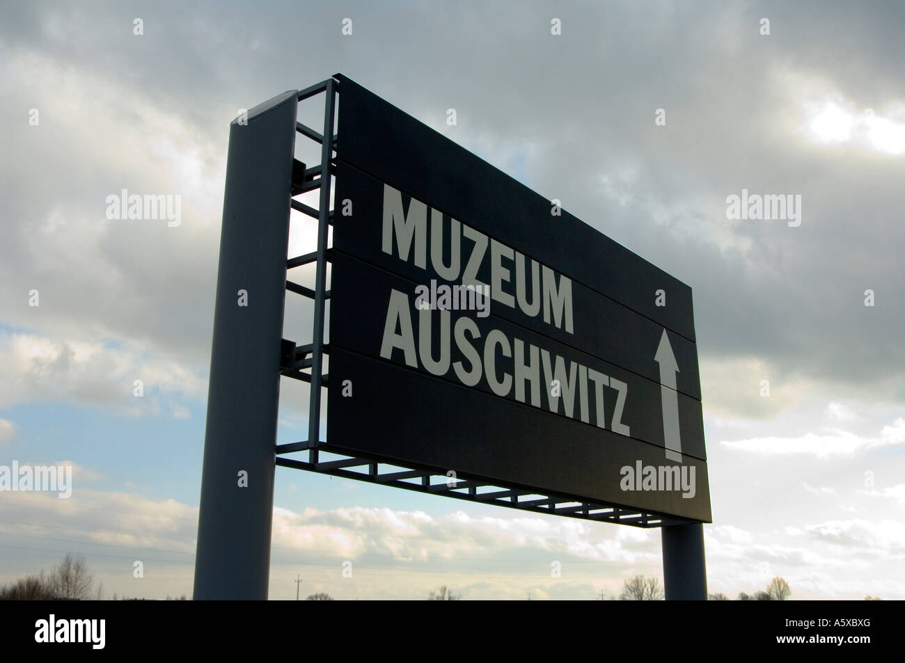Il campo di concentramento nazista di Auschwitz-Birkenau vicino a Cracovia in Polonia Foto Stock