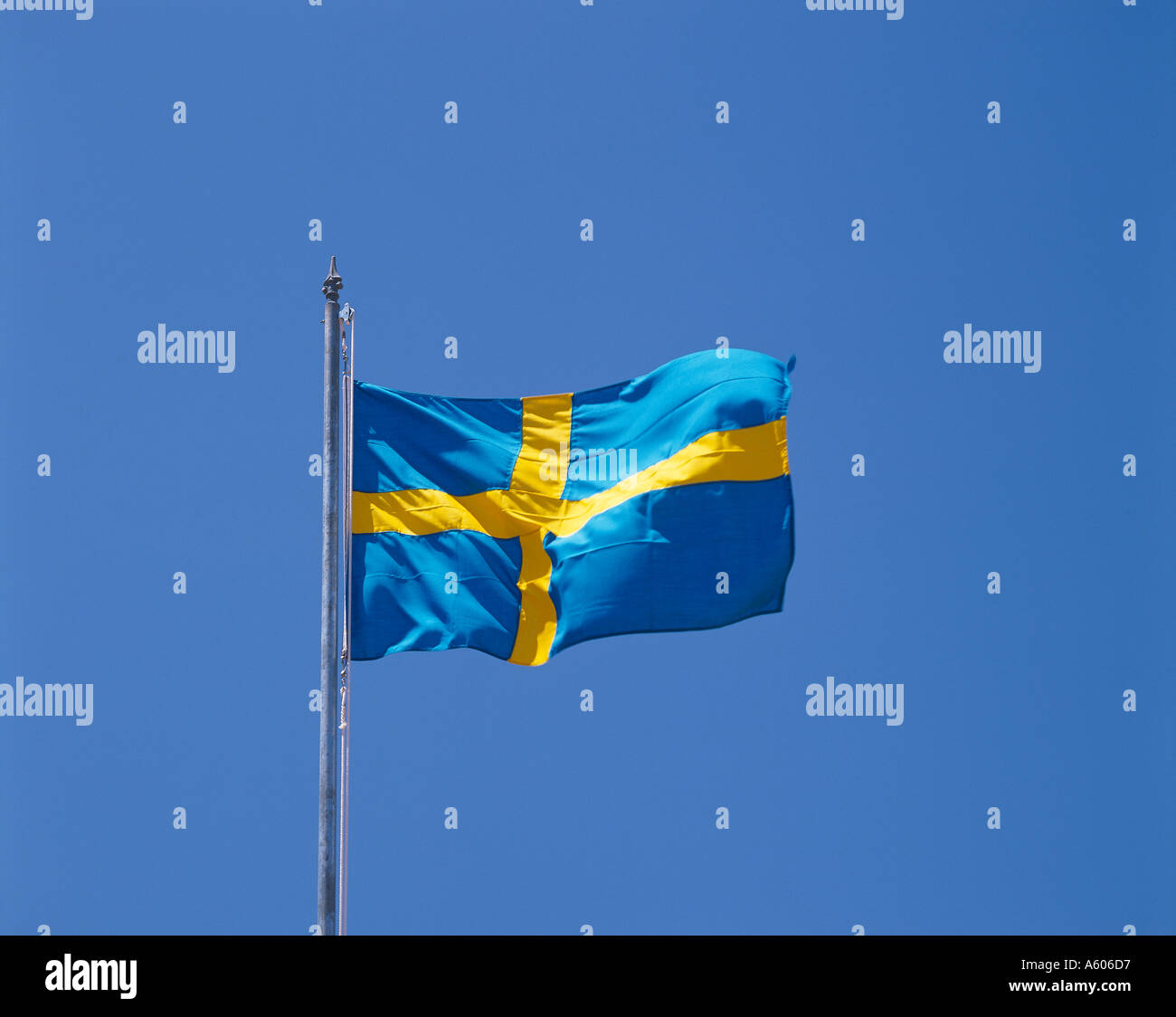 Bandiera svedese Foto Stock