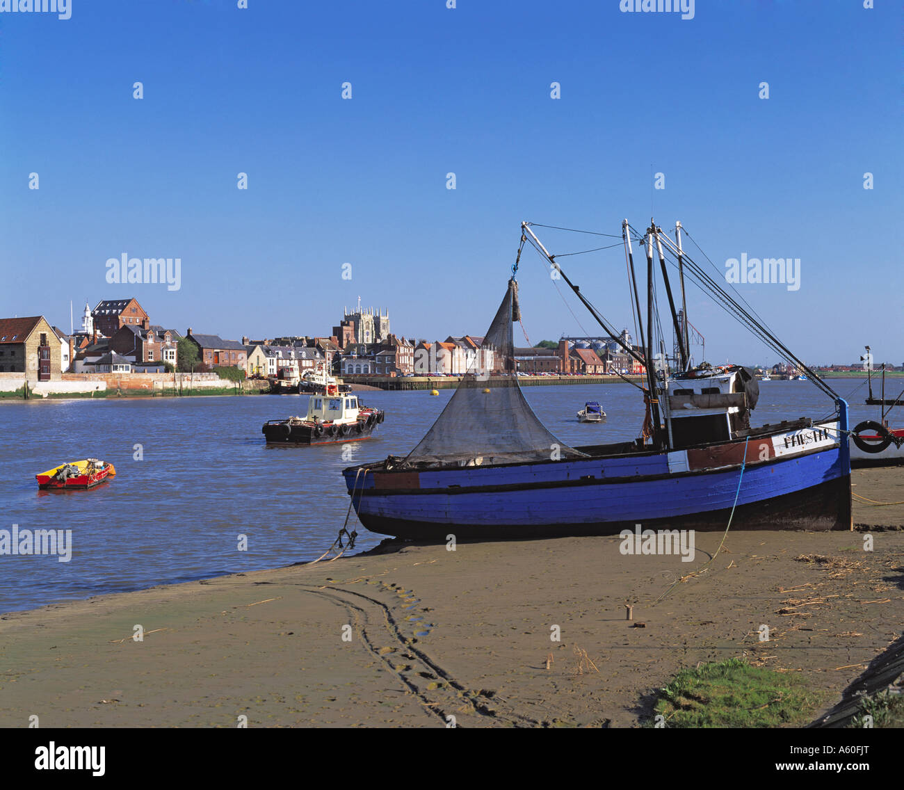 GB DI NORFOLK KING S LYNN il Great Ouse Foto Stock