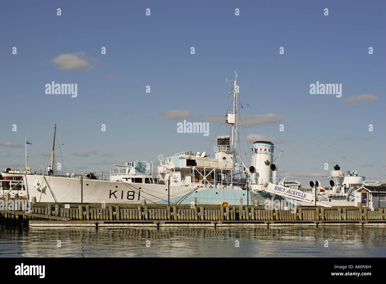 HMCS Sackville, porto di Halifax, Nova Scotia, Canada Foto Stock