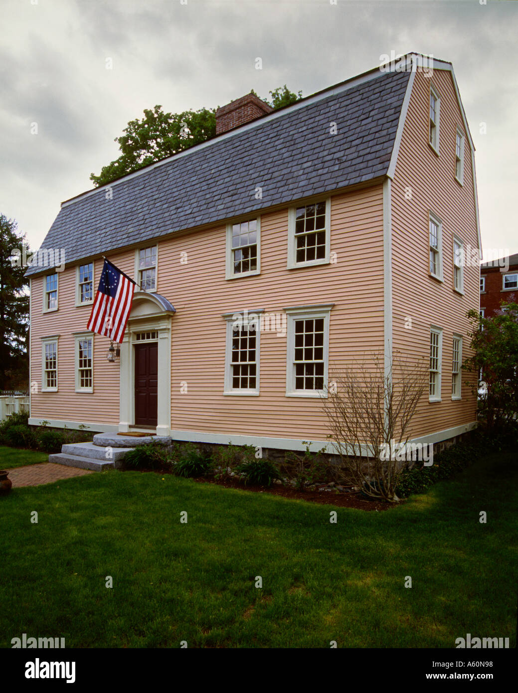 La casa di Oracle 1702 Portsmouth New Hampshire USA Foto Stock