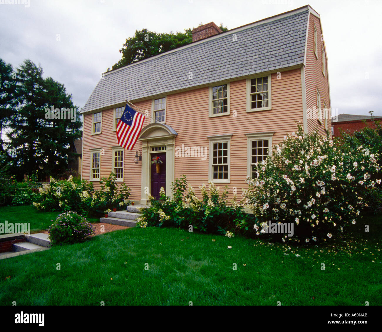 La casa di Oracle c 1702 Portsmouth New Hampshire Foto Stock