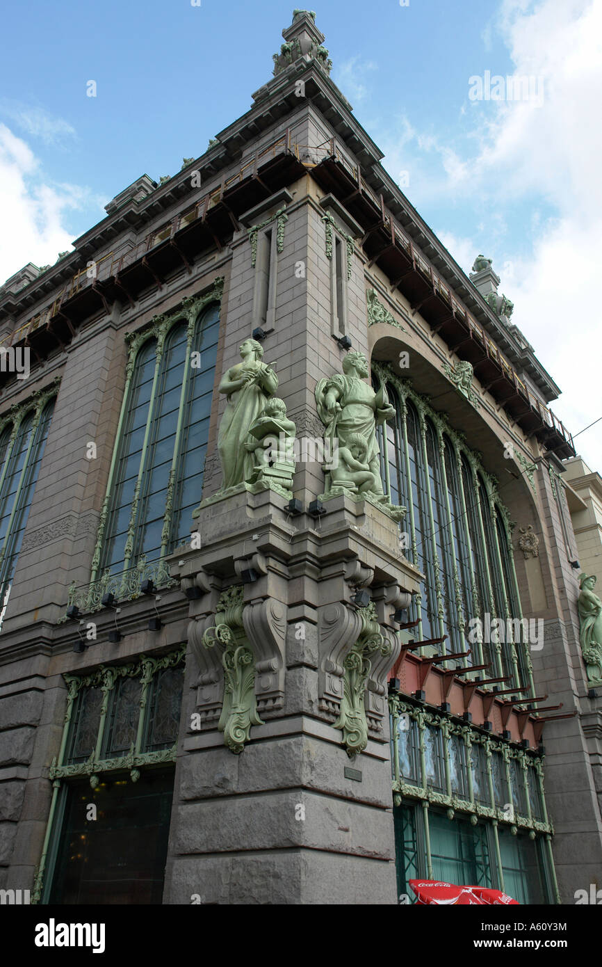 Painet JJ1952 russia yeliseyevs negozio di alimentari gastronom n. 1 tempi sovietici progettato yuri baranovsky 19023 Esempio stile moderne Foto Stock