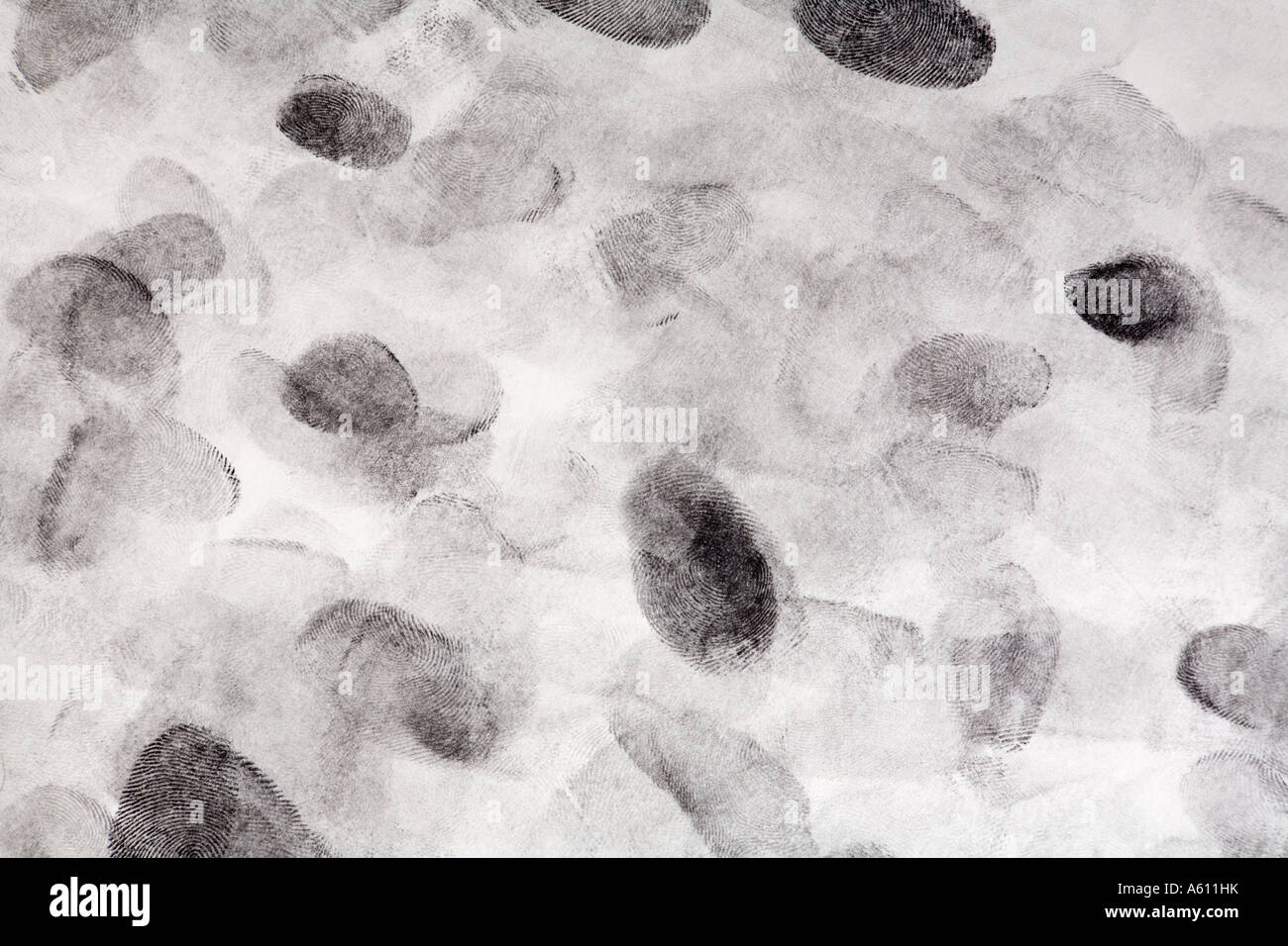 impronte digitali Foto Stock