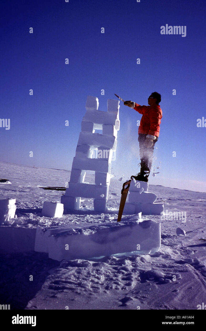 Scultura di ghiaccio Foto Stock