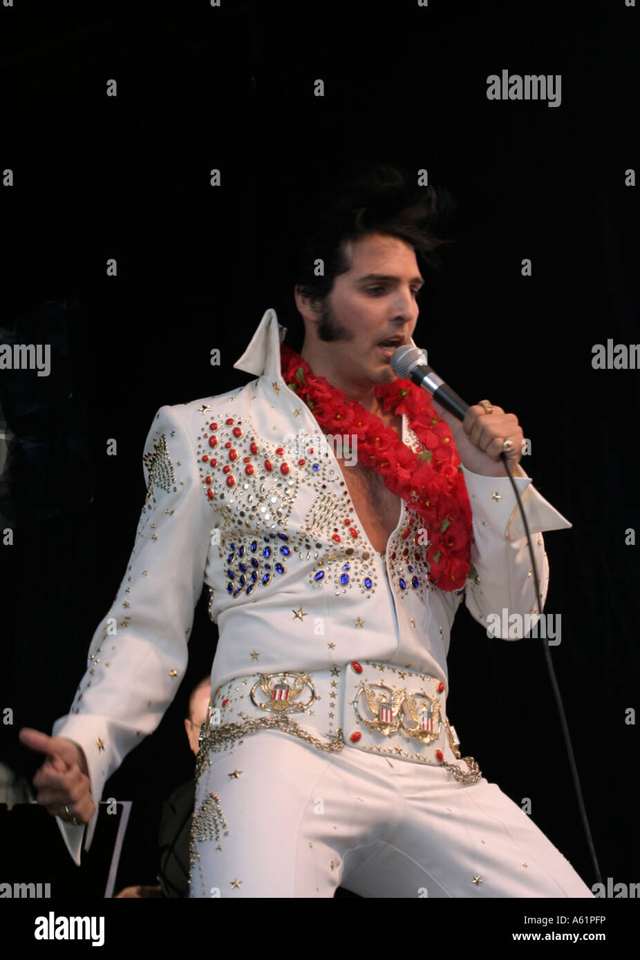 Elvis Presley impersonator festival in Collingwood Ontario Canada Foto Stock