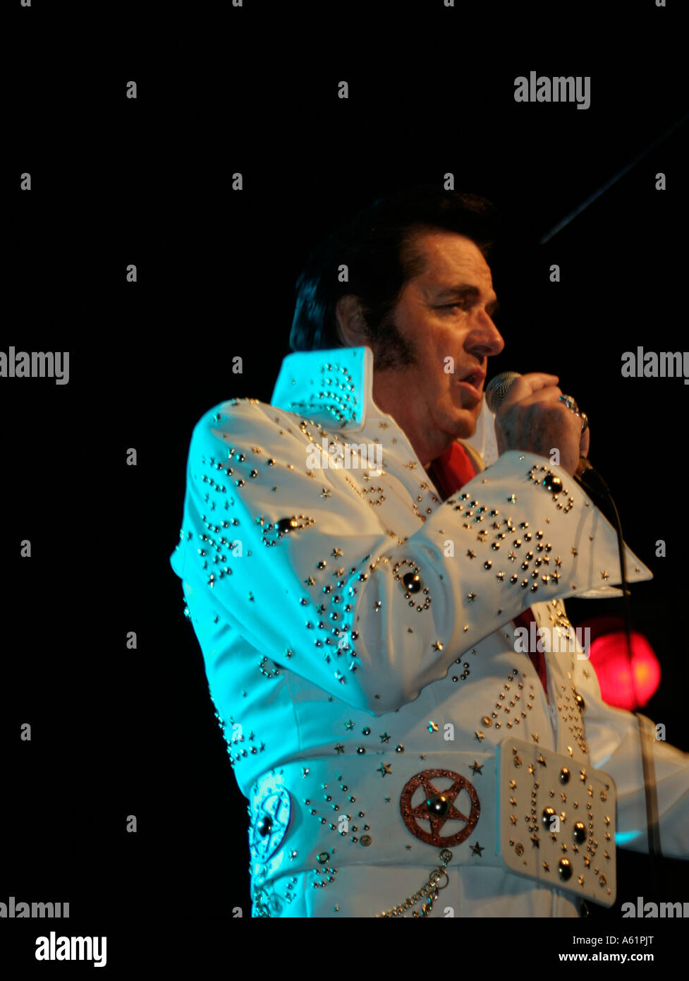 Elvis Presley impersonator festival in Collingwood Ontario Canada Foto Stock