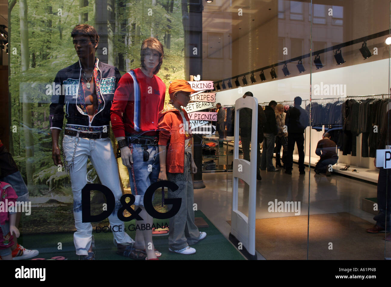 Dolce e Gabbana shop Corso Venezia milano lombardia italia Foto Stock