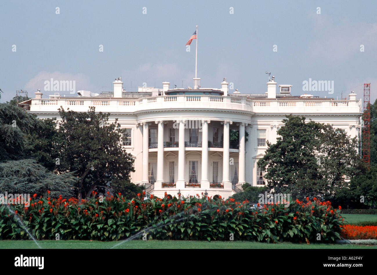 Washington, Weißes Haus, Totale Foto Stock