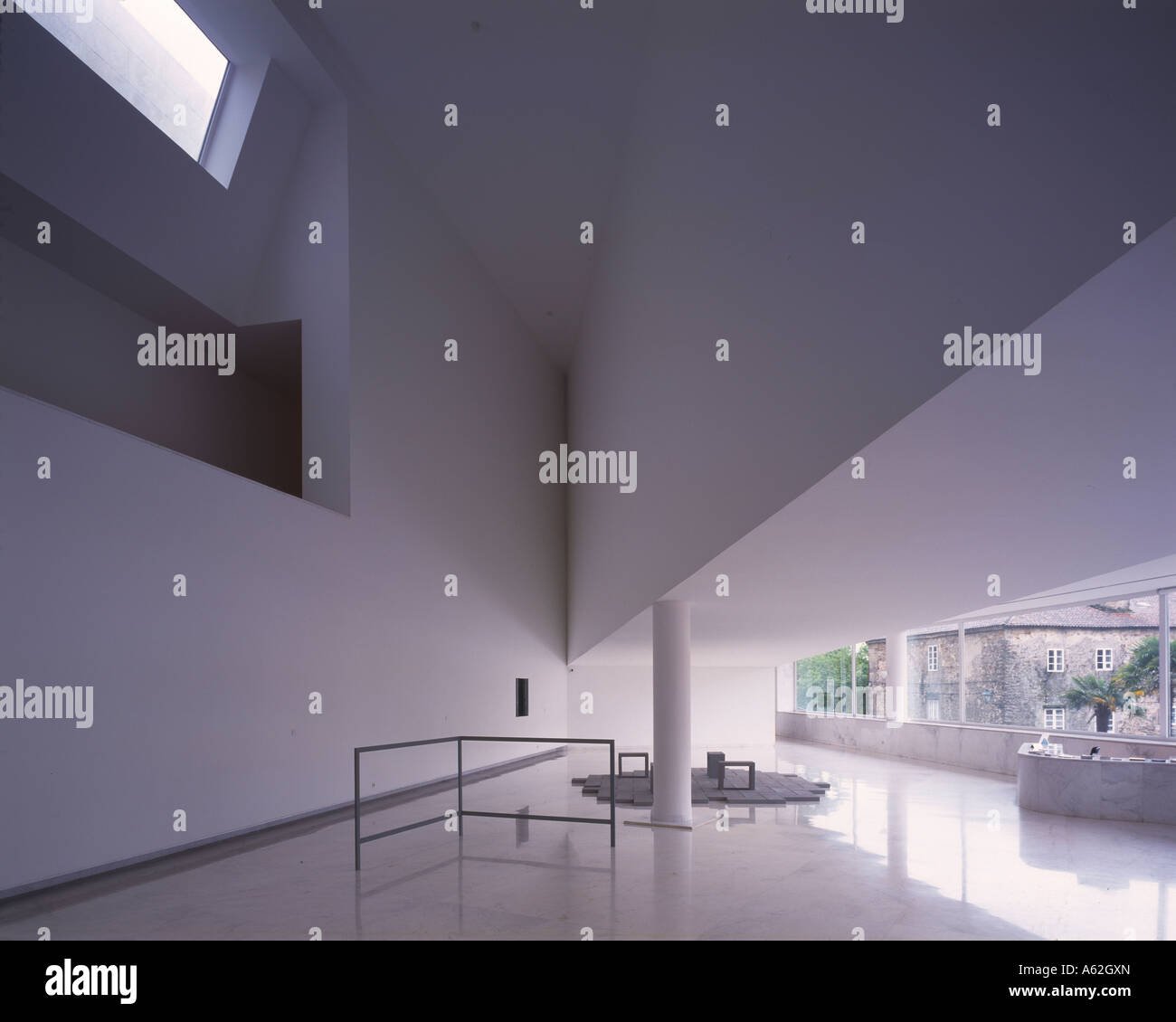 Santiago de Compostela, centro Gallego de Arte Contemporáneo, innen Foto Stock