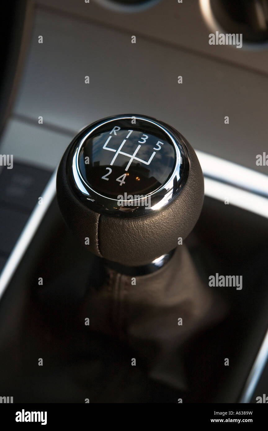Leva del cambio auto Foto Stock