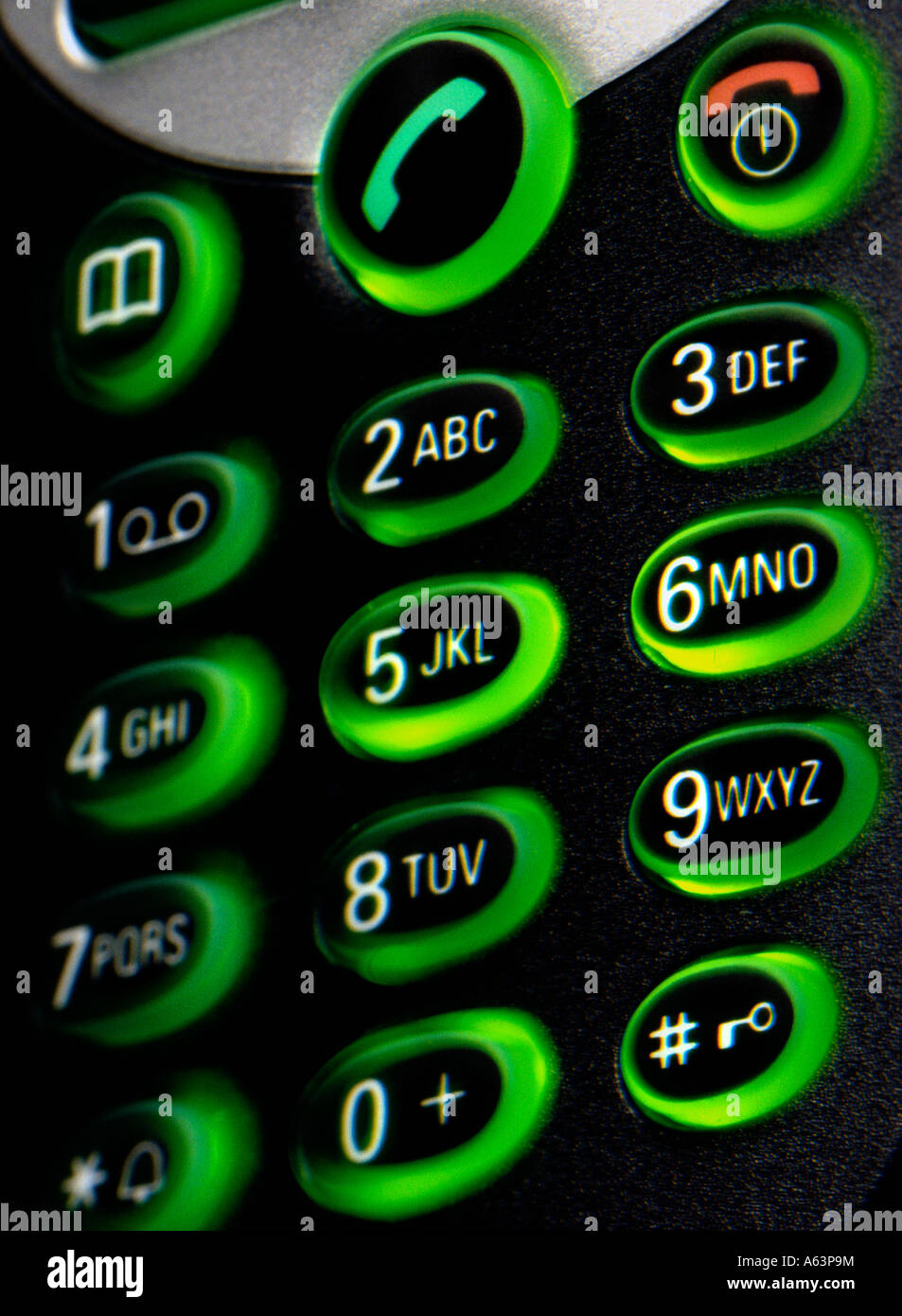 Telefono cellulare tastiera. Foto di Patrick patricksteel in acciaio Foto Stock