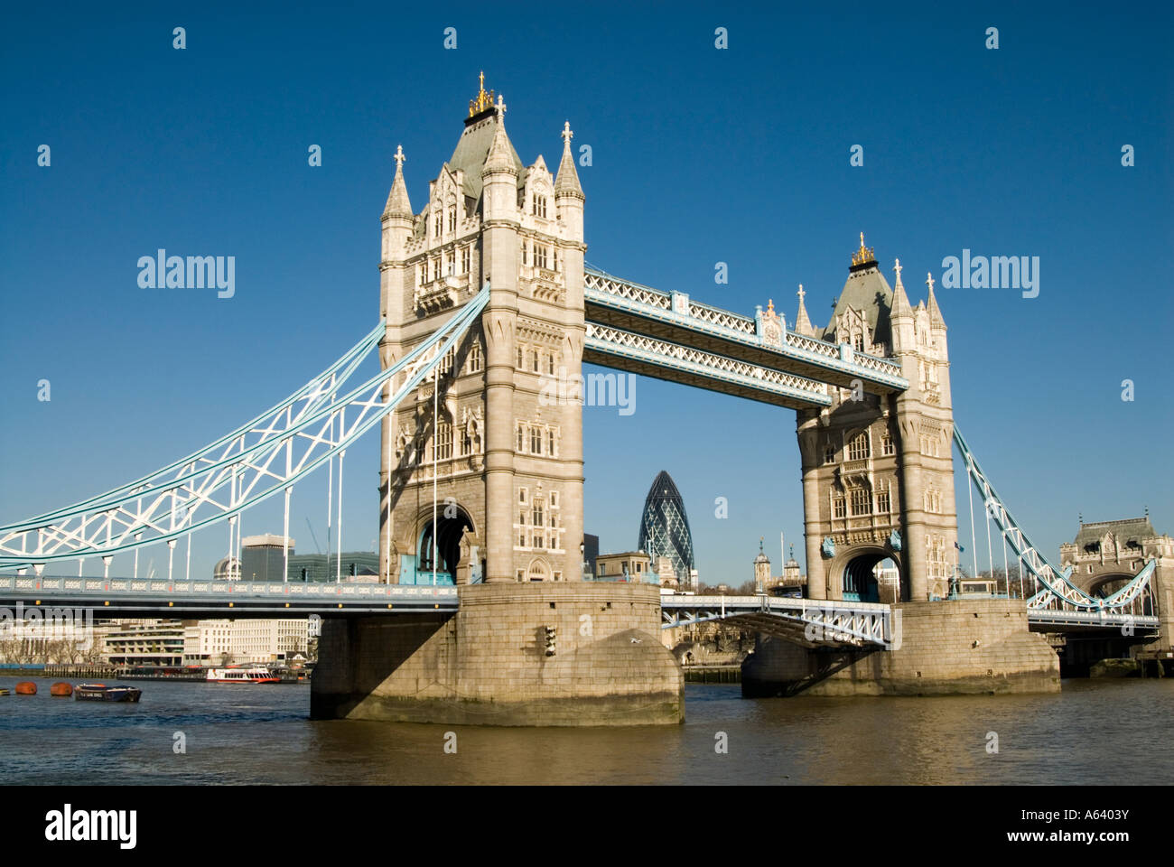 Il Tower Bridge di Londra Inghilterra REGNO UNITO Foto Stock