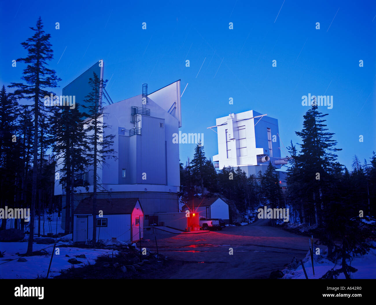 Lbt Large Binocular Telescope Foto Stock