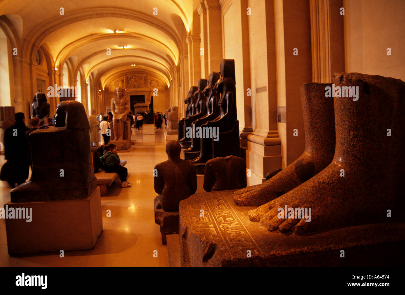 Museo di arte louvre Foto Stock