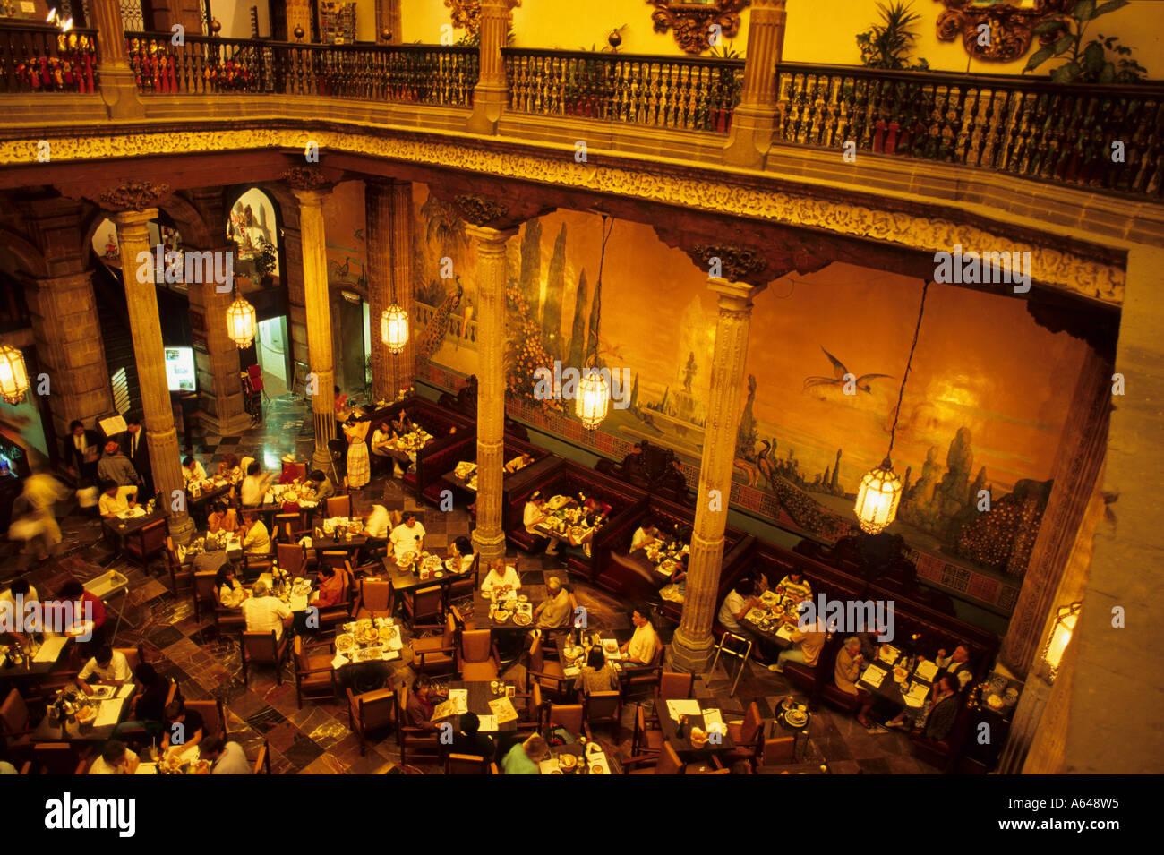 Mexico D.F. Mexiko City Casa de ristorante Azulejos Sanborns Foto Stock