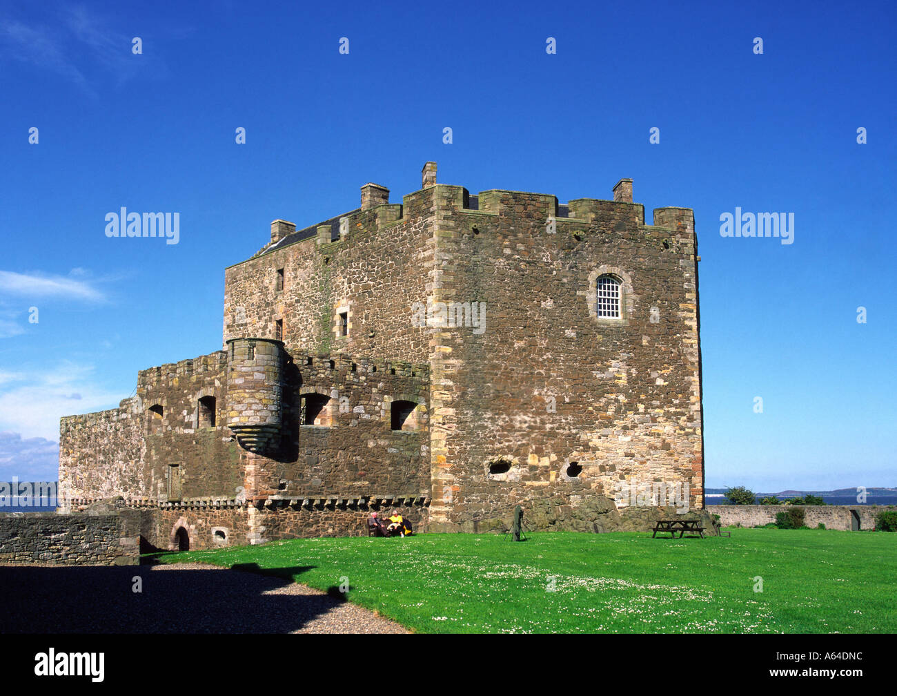 Castello di nerezza in West Lothian in Scozia Foto Stock