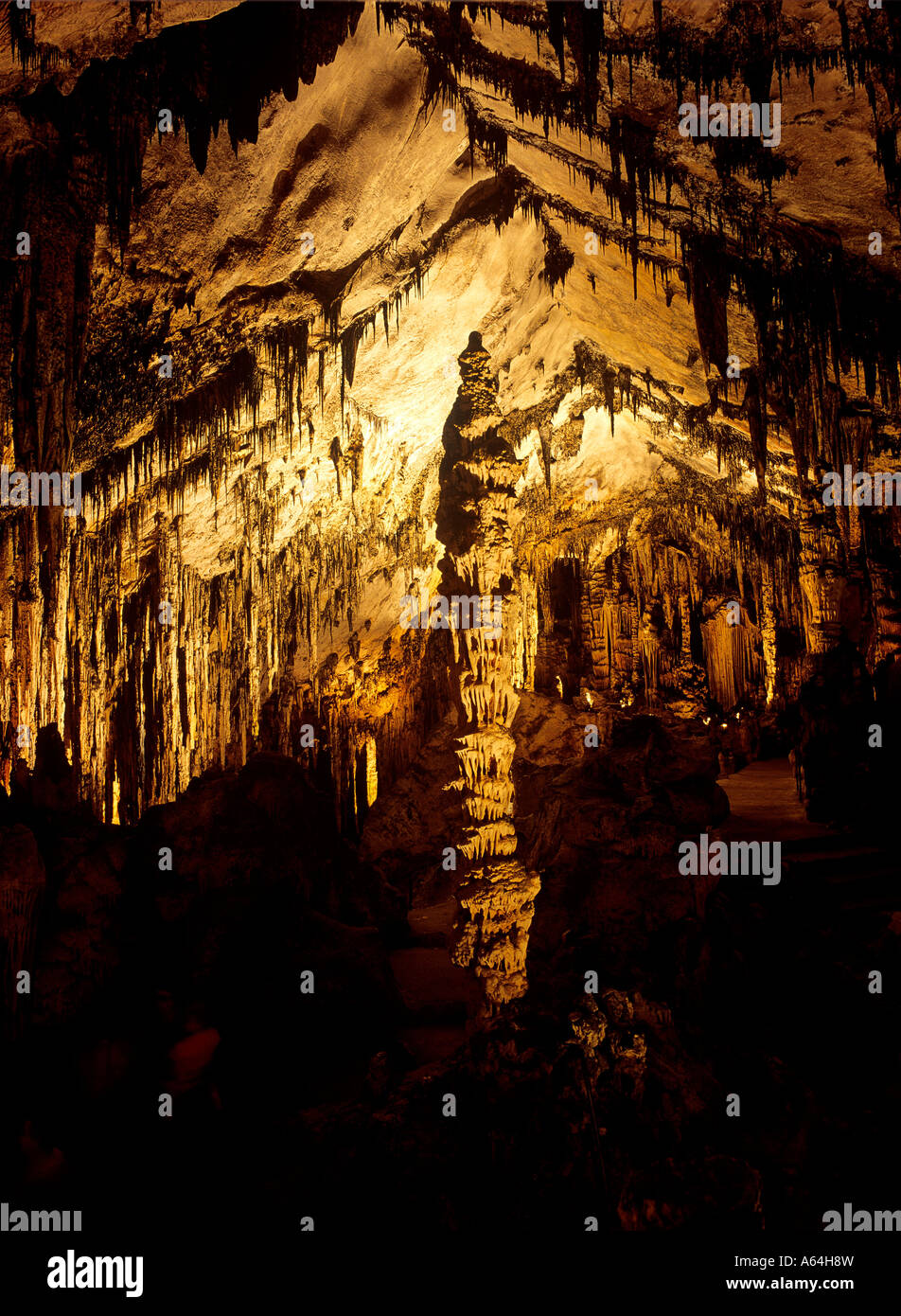 Grotta cueva de arta isola di Maiorca Isole Baleari Spagna Foto Stock