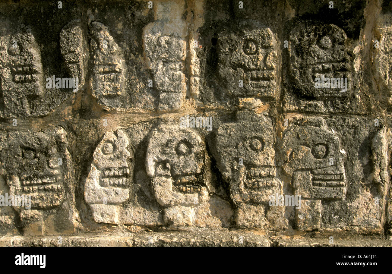 Yucatan Messico mx Chichen Itza Foto Stock