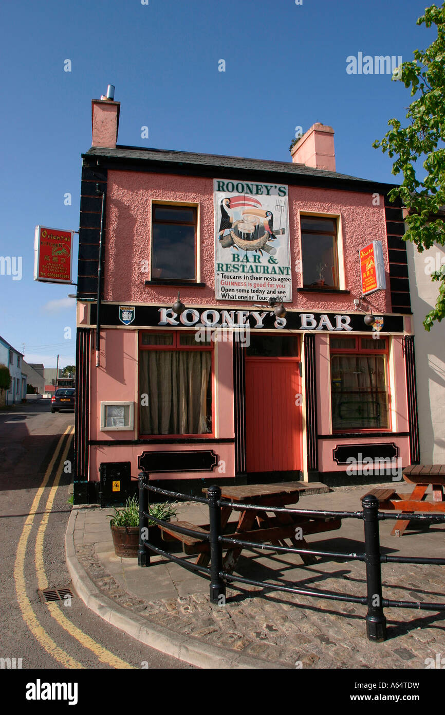 Co Fermanagh Beleek Rooneys Bar Foto Stock