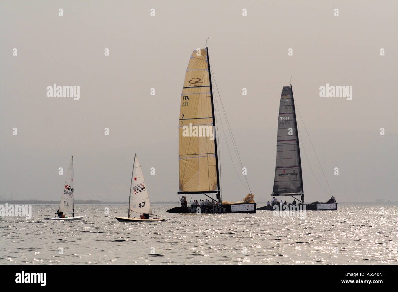 Portoroz Cup Match Race RC44, ottobre 2006, Slovenia. Foto Stock