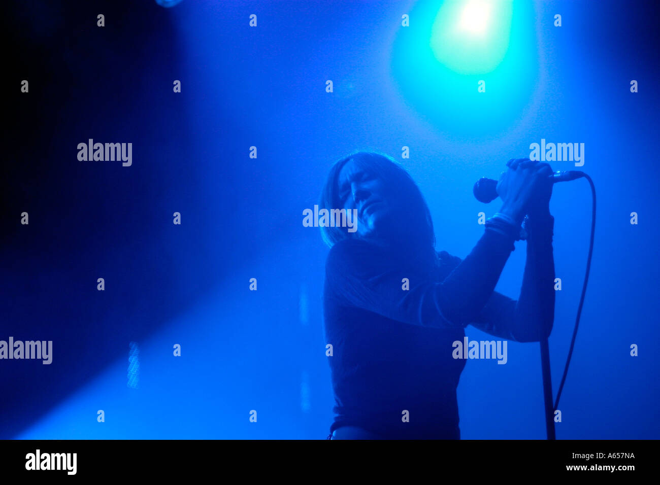 Beth Gibbons dei portishead cantare dal vivo 2005 Foto Stock