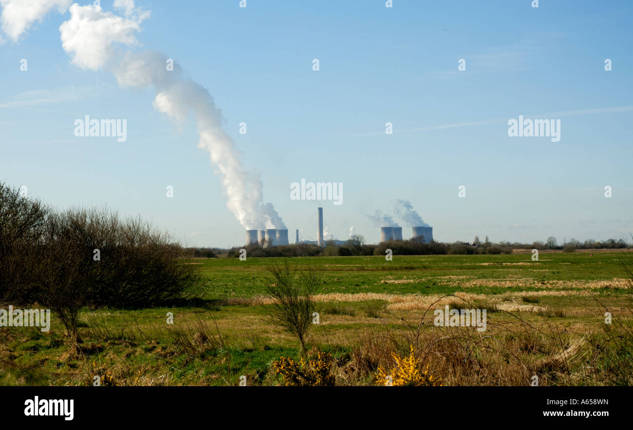 Fiddler's Ferry power station vicino a Warrington nel nordovest dell'Inghilterra. Foto Stock